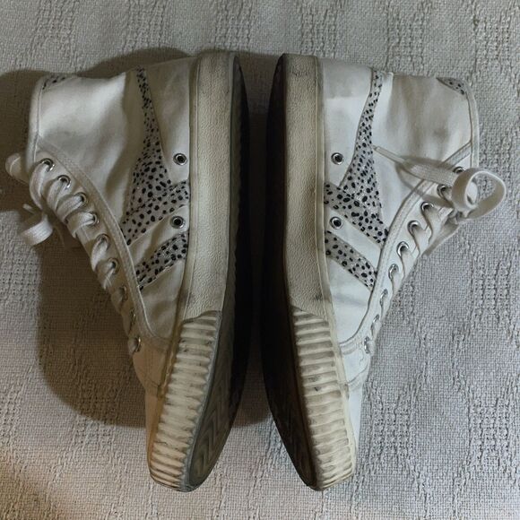 Gola Mark Cox Women’s Ankle Top Sneakers Size 40 U.S. 9 M White Athleisure - Picture 5 of 12